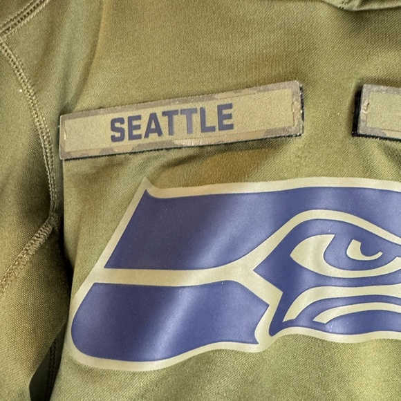 Nike Salute To Service Seattle Seahawks Hoodie Childs size S K1.7 - Picture 3 of 13
